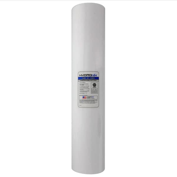 HYDRONIX NSF SEDIMENT FILTER 4.5 X 20, 5M, 6PK